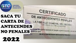 Como Sacar La Carta De Antecedentes No Penales En Guanajuato En Linea